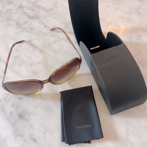 Prada Women’s Tortoise Brown Sunglasses